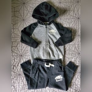 Roots Sweater & Jogger Pants Size 4T (Boys)